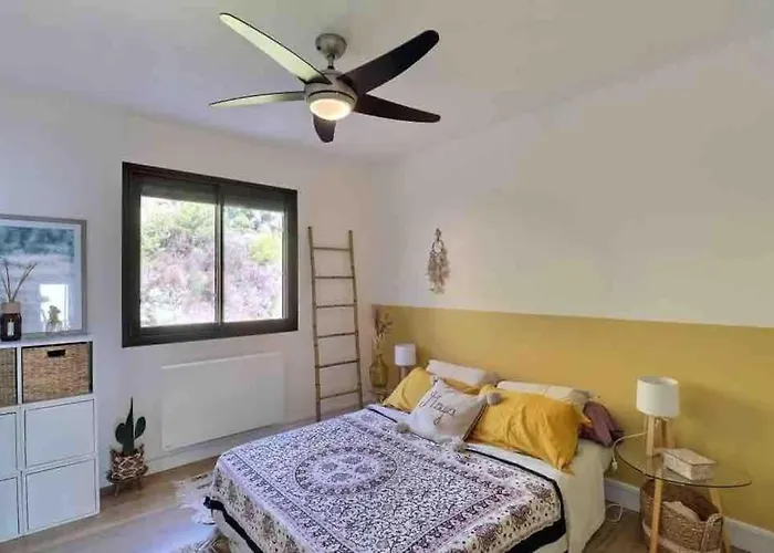 Bel Cozy Avec Magnifique Vue Ajaccio (Corsica)